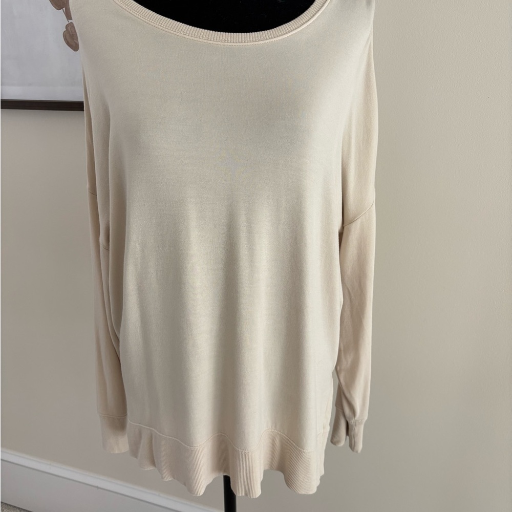 Z Supply Active Cream Long Sleeve Top